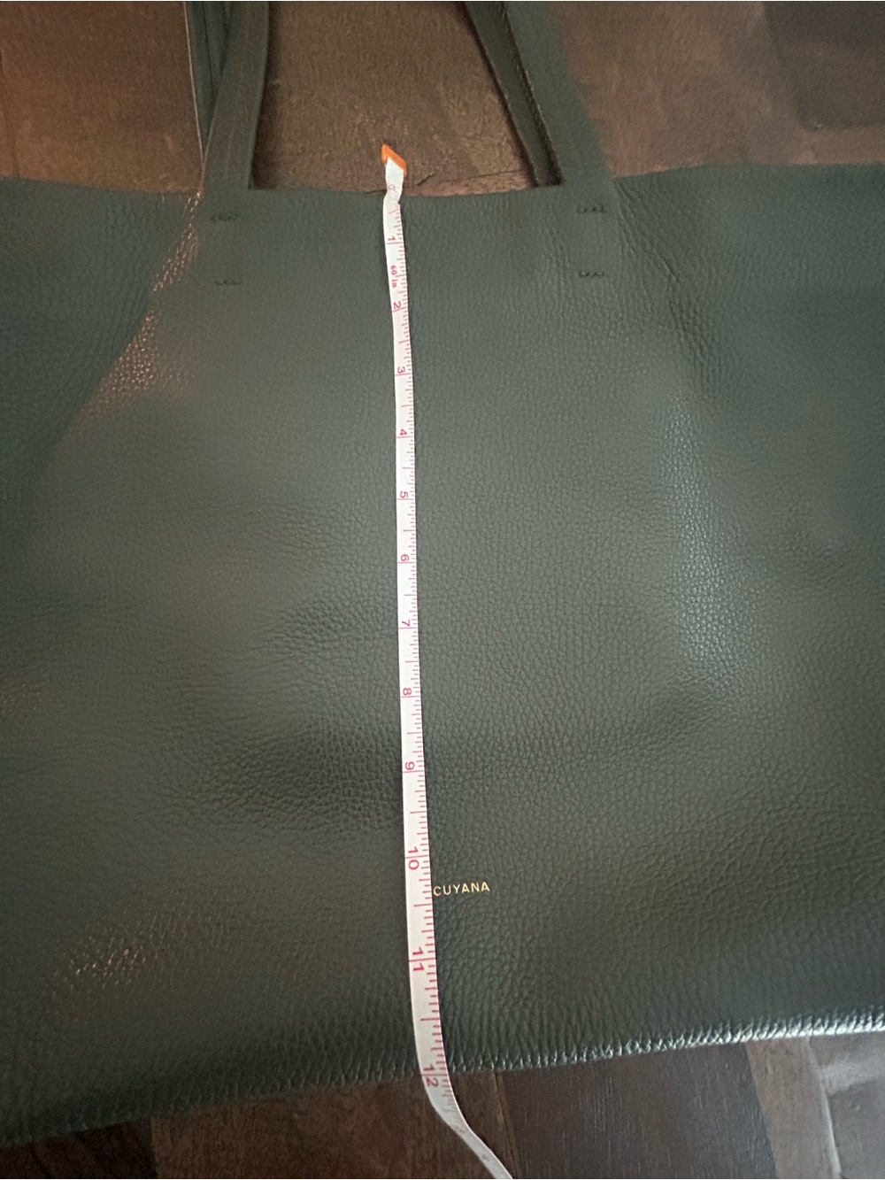 Cuyana Classic Easy Zipper Tote in Dark Olive - Picture 13 of 15
